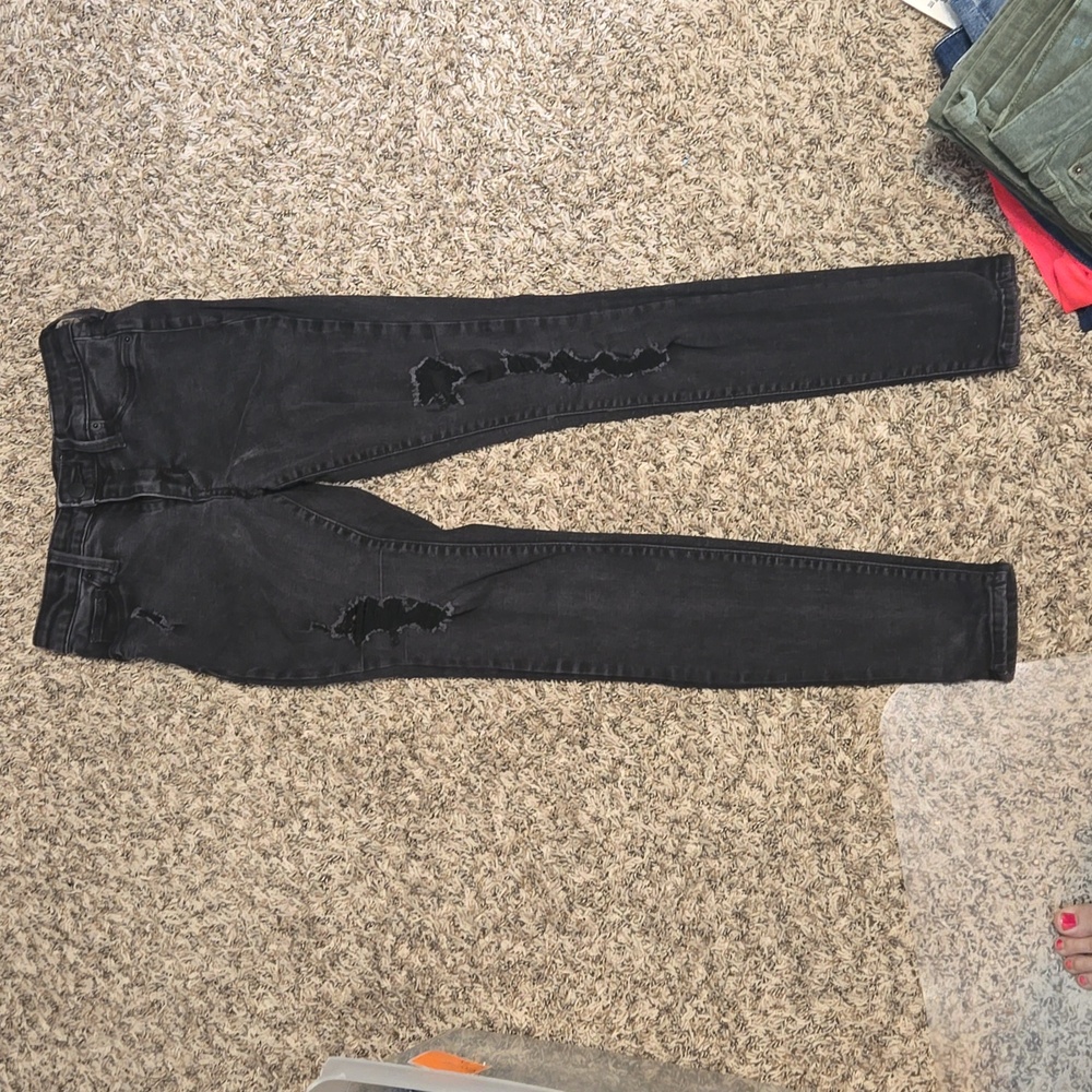 Black jeggings